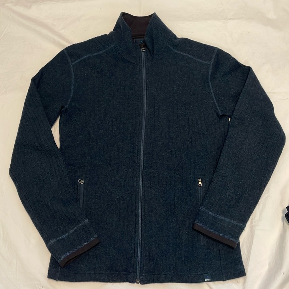 prAna Men's Dusk Blue Barclay Sweater